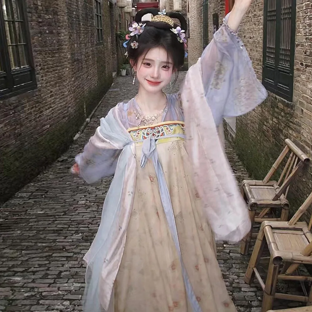 Tang Dynasty Hanfu Printed Chest-length Skirt Small Man Fairy Fluttering Daily Broken Skirt Summer
Tang Dynasty Hanfu Printed Chest-length Skirt Small Man Fairy Fluttering Daily Broken Skirt Summer