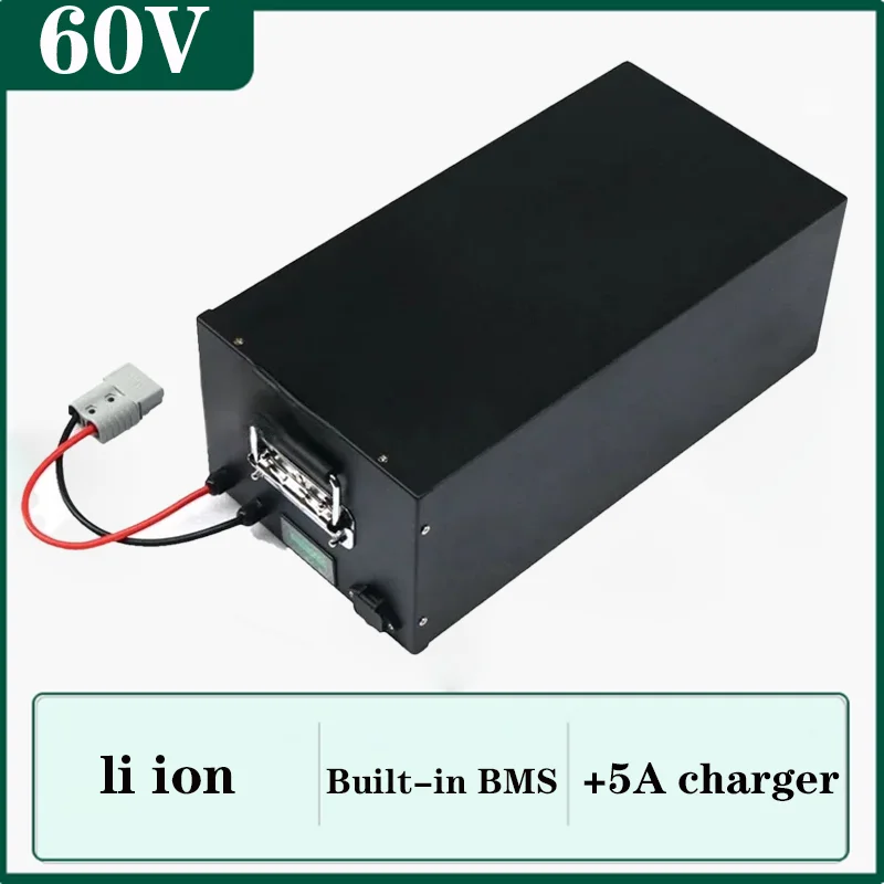 60v 40ah lithium ion bateria li ion BMS for 4000W 3000W Tricycle scooter bike Motorcycle go cart +5A charger
60v 40ah lithium ion bateria li ion BMS for 4000W 3000W Tricycle scooter bike Motorcycle go cart +5A charger