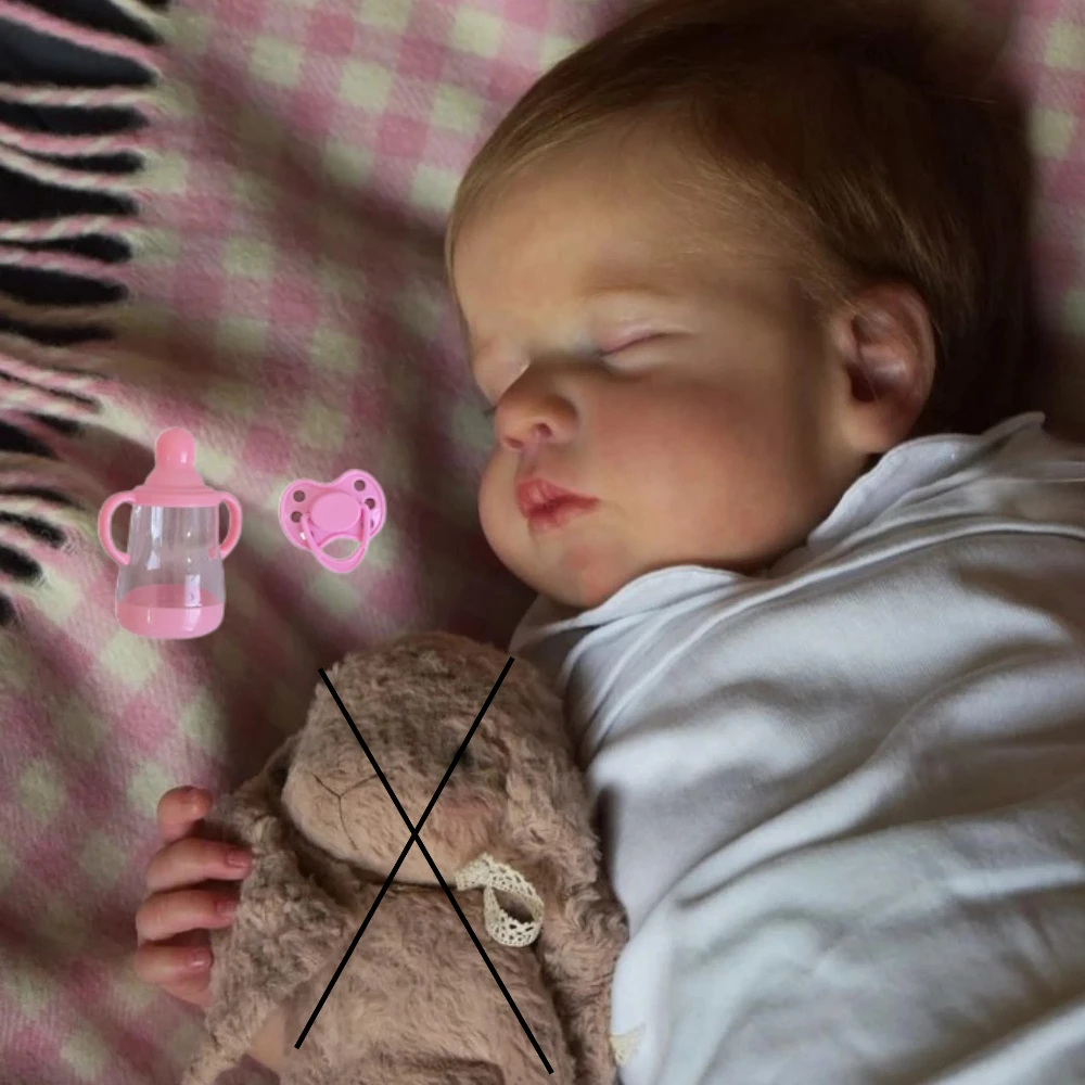 BZDOLL 48cm 19inch Asleep Reborn Doll, Cloth Body & Vinyl Limbs, Lifelike Collectible Toy, Kids Birthday Gift
BZDOLL 48cm 19inch Asleep Reborn Doll, Cloth Body & Vinyl Limbs, Lifelike Collectible Toy, Kids Birthday Gift
