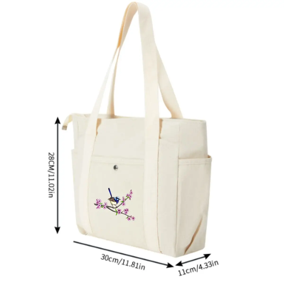 Little Blue Wren Autumn and Winter New Fashion Commuter Tote Bag
Little Blue Wren Autumn and Winter New Fashion Commuter Tote Bag