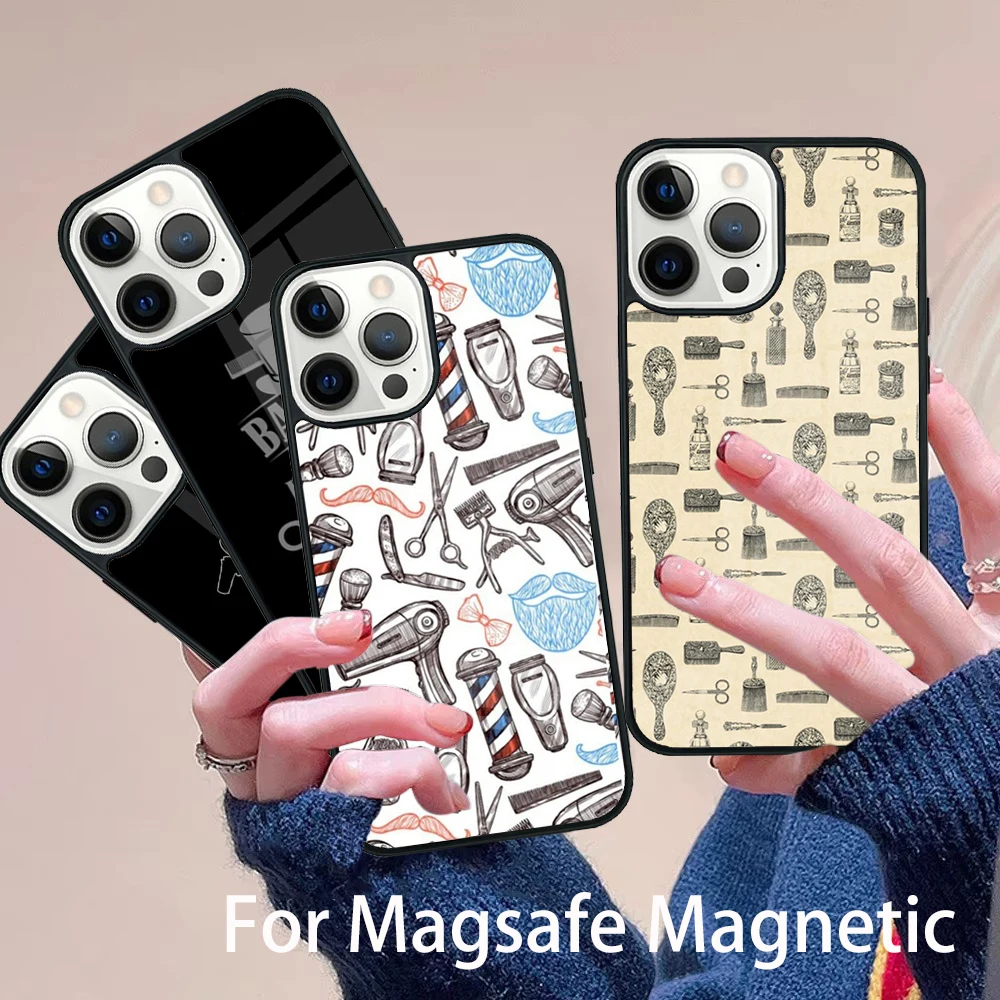Hair Stylist Tools hairstyle Phone Case Magesafe Magnetic Wireless Charge Cover For IPhone 16 11 12 13 14 15 Pro Max Plus Mini
Hair Stylist Tools hairstyle Phone Case Magesafe Magnetic Wireless Charge Cover For IPhone 16 11 12 13 14 15 Pro Max Plus Mini