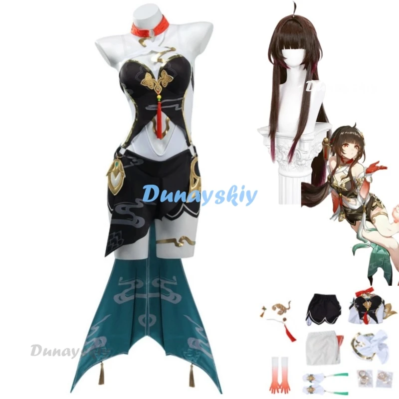 Game Honkai: Star Rail Lingsha Cosplay Costume The Xianzhou Luofu Jumpsuits Dress Fashion Uniform Wig Women Carnival Outfit Suit
Game Honkai: Star Rail Lingsha Cosplay Costume The Xianzhou Luofu Jumpsuits Dress Fashion Uniform Wig Women Carnival Outfit Suit