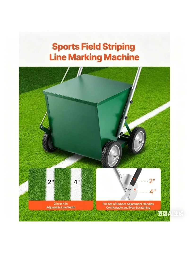 Heavy Duty 4-Wheel Dry Line Marker 2 or 4-Inch Green Steel Chalker 65 Lbs Accessories Product
Heavy Duty 4-Wheel Dry Line Marker 2 or 4-Inch Green Steel Chalker 65 Lbs Accessories Product