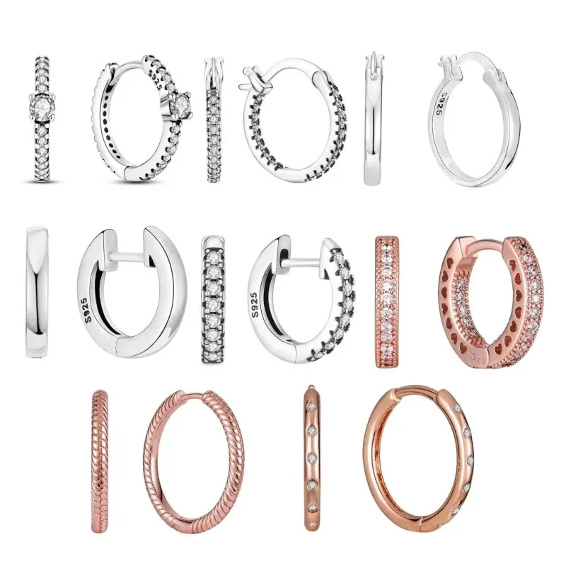 Серьги-кольца из стерлингового серебра 925 пробы 2024, круглая форма, серьги-кольца с цирконием, простые женские вечерние подарки для девочек, ювелирные изделия
Серьги-кольца из стерлингового серебра 925 пробы 2024, круглая форма, серьги-кольца с цирконием, простые женские вечерние подарки для девочек, ювелирные изделия