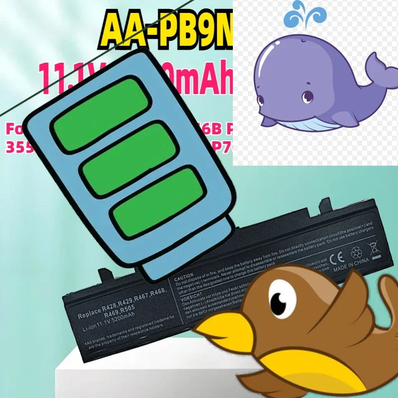 New 11.1V 5200mAh Laptop Battery for Samsung AA-PB9NS6B AA-PB9NC6B PL9NC6W NP350V5C 355V5C Np300v5a NP550P7C RV508 R428 R528
New 11.1V 5200mAh Laptop Battery for Samsung AA-PB9NS6B AA-PB9NC6B PL9NC6W NP350V5C 355V5C Np300v5a NP550P7C RV508 R428 R528