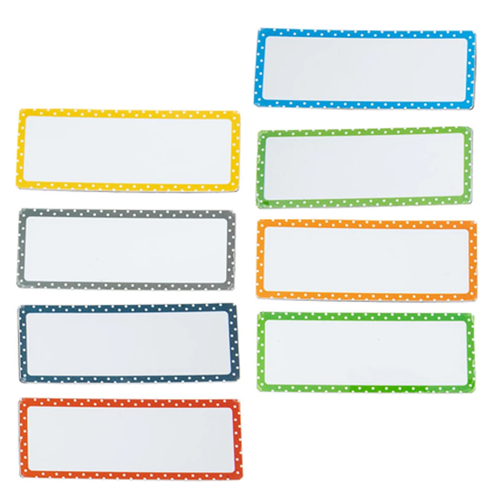 8pcs Magnetic Name Tags Dry Erasable Stickers EVA Coated Surface Labels for Home Office School Use 3cm x 8cm Magnetic Strips
8pcs Magnetic Name Tags Dry Erasable Stickers EVA Coated Surface Labels for Home Office School Use 3cm x 8cm Magnetic Strips