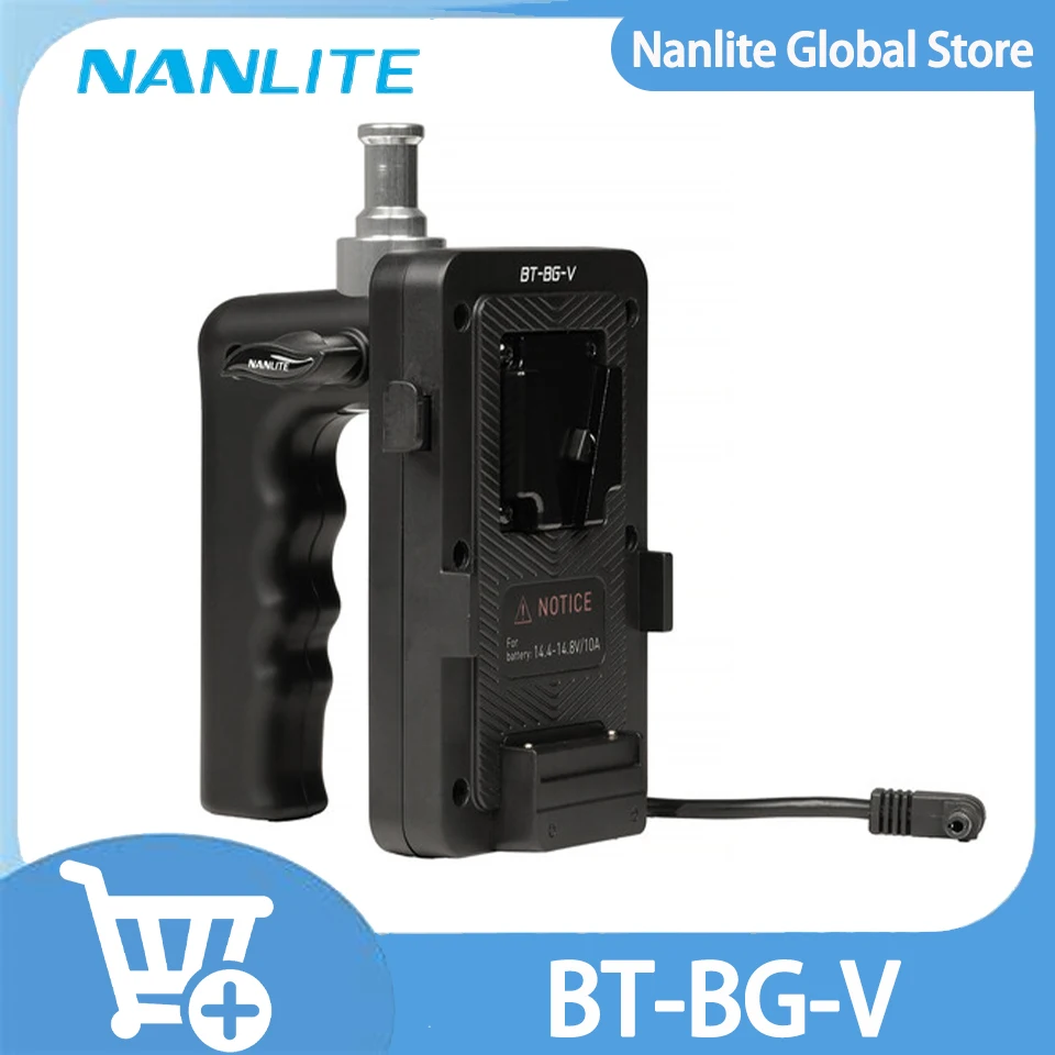 Nanlite BT-BG-V V-Mount Battery Grip with DC Connector for Forza 60 II Forza 60B II Forza 60C Forza 60CR FC-60B
Nanlite BT-BG-V V-Mount Battery Grip with DC Connector for Forza 60 II Forza 60B II Forza 60C Forza 60CR FC-60B