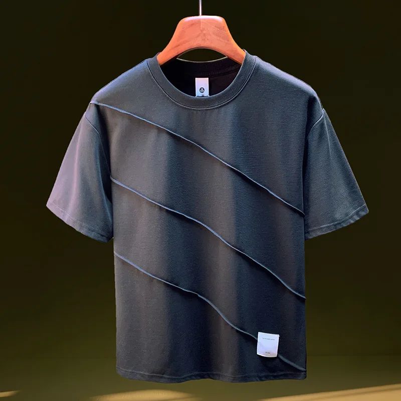 2025 Summer Large Speed Dry T-shirt with Men's Personalized Splicing Design Sense Short Sleeve Top Trendy Brand Loose T-shirt
2025 Summer Large Speed Dry T-shirt with Men's Personalized Splicing Design Sense Short Sleeve Top Trendy Brand Loose T-shirt