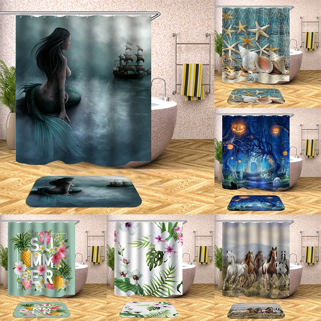 Multi Size Bathroom Waterproof Decorative Shower Curtains Polyester Seaside Beach Bear Surfing Bath Blackout Screen Window Tende
Multi Size Bathroom Waterproof Decorative Shower Curtains Polyester Seaside Beach Bear Surfing Bath Blackout Screen Window Tende