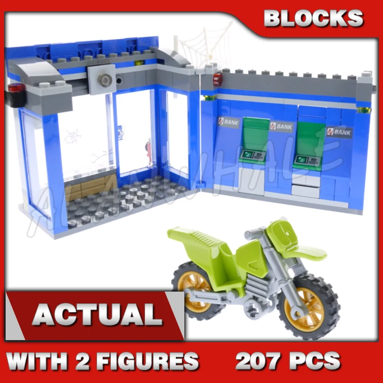 207pcs Super Fighter Revengers Spider ATM Bank Battle Getaway Bike 10742 Building Blocks Sets Compatible With Model
207pcs Super Fighter Revengers Spider ATM Bank Battle Getaway Bike 10742 Building Blocks Sets Compatible With Model