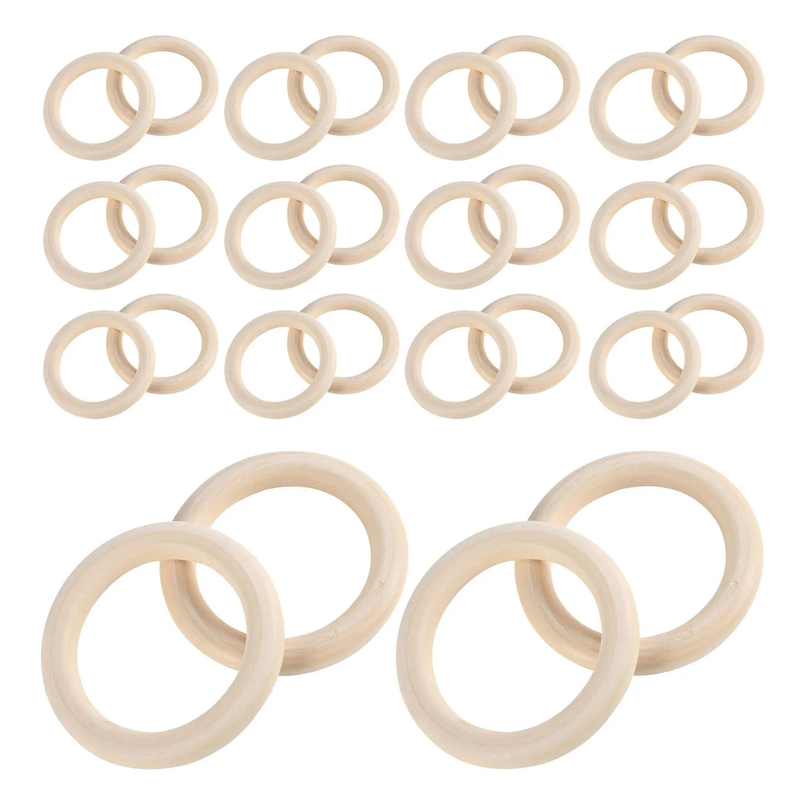 40Pcs Unfinished Wood Circles 70Mm Smooth Solid Wooden Rings for DIY Craft Supplies Macrame Crochet Dreamcatcher Pendant Making
40Pcs Unfinished Wood Circles 70Mm Smooth Solid Wooden Rings for DIY Craft Supplies Macrame Crochet Dreamcatcher Pendant Making