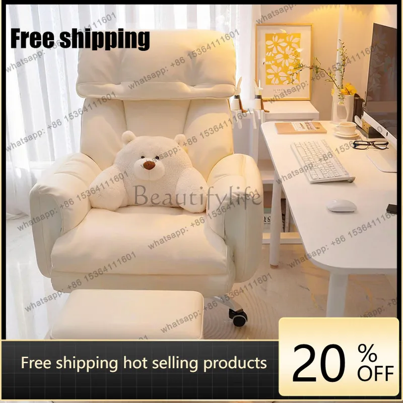 LJY Save Space Ergonomic Office Chair Comfortable Salon Big Size Vintage Professional Office Chair Room Decor Stoel Trendy Furni
LJY Save Space Ergonomic Office Chair Comfortable Salon Big Size Vintage Professional Office Chair Room Decor Stoel Trendy Furni