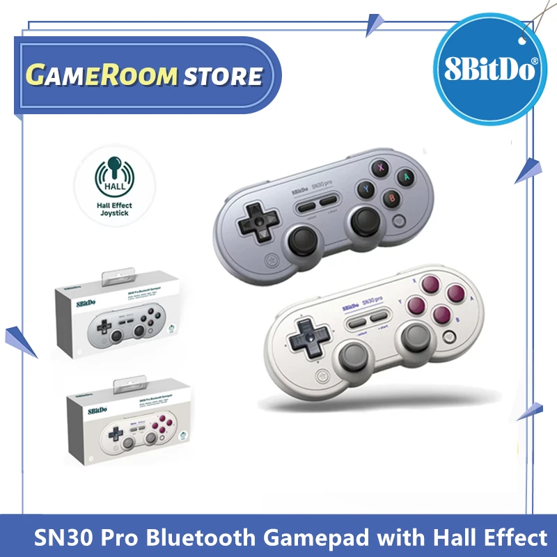 8Bitdo SN30 Pro Bluetooth Gamepad Controller with Hall Effect Joystick for Nintendo Switch MacOS Raspberry Pi Android PC Steam
8Bitdo SN30 Pro Bluetooth Gamepad Controller with Hall Effect Joystick for Nintendo Switch MacOS Raspberry Pi Android PC Steam