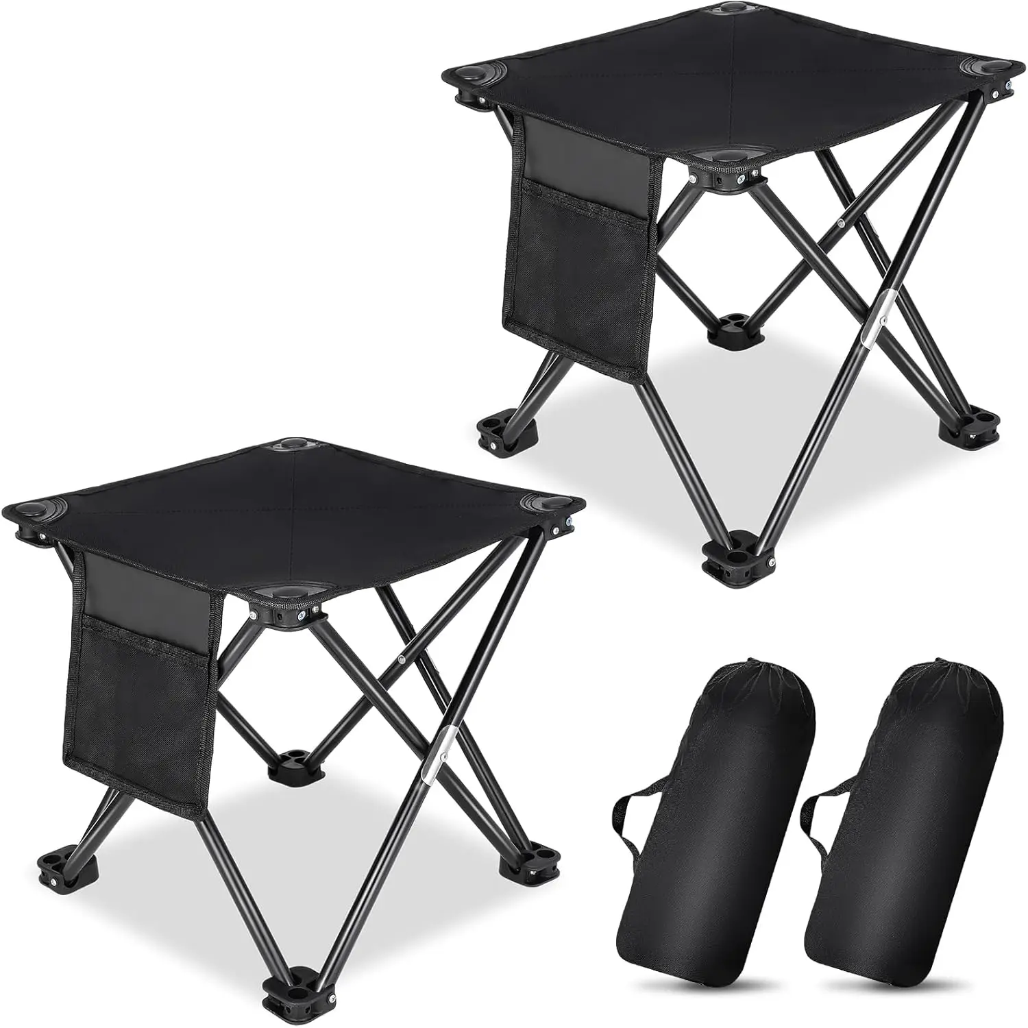 Folding Camping Stool 2 Pack Portable Outdoor Chair for Fishing BBQ Hiking with Carry Bag
Folding Camping Stool 2 Pack Portable Outdoor Chair for Fishing BBQ Hiking with Carry Bag