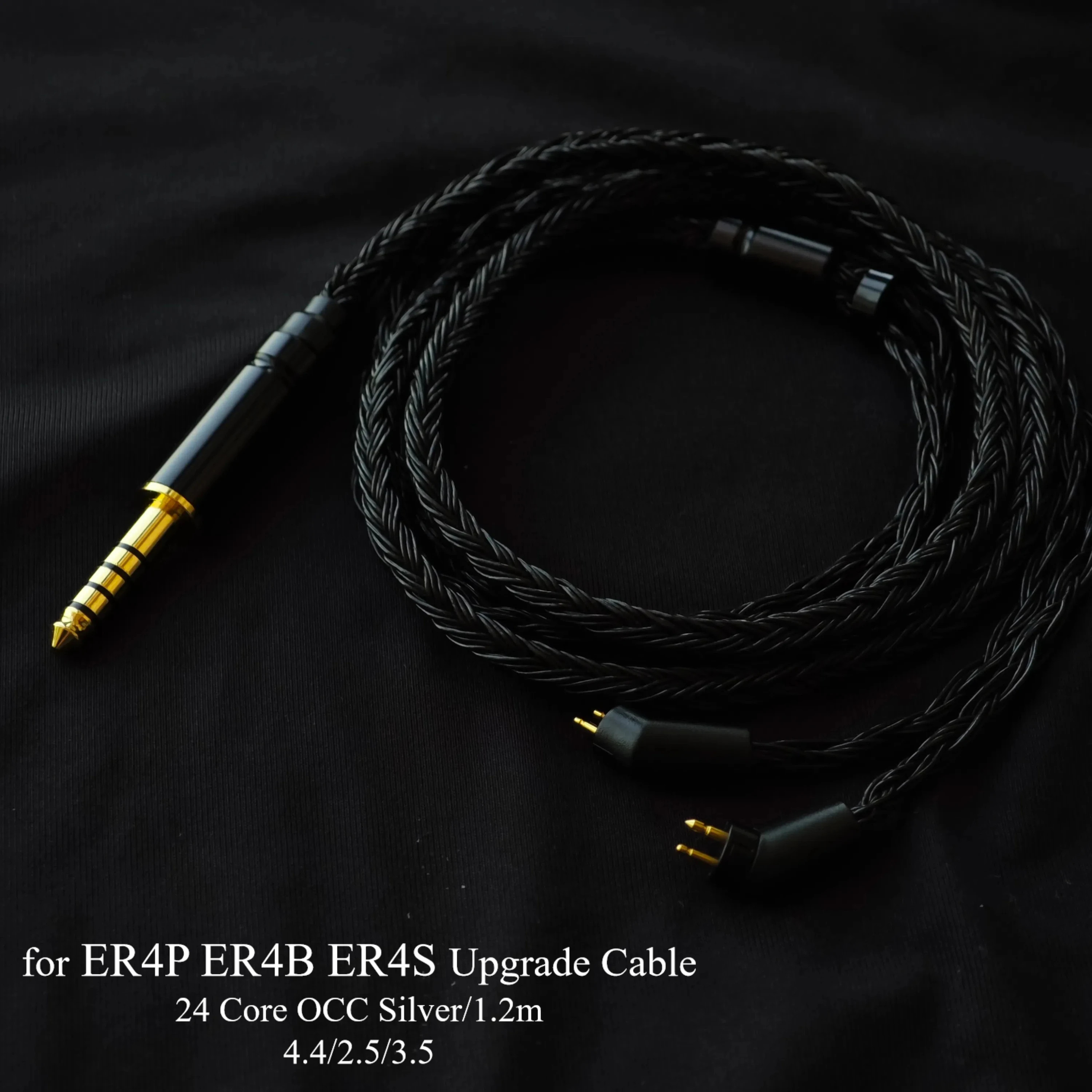 24-Core Etymotic Cable High Purity OCC Silver Plated Flat Upgrade Earphone Cable 3.5mm Plug For ER4P, ER4B, ER4S 3.5mm with Mic
24-Core Etymotic Cable High Purity OCC Silver Plated Flat Upgrade Earphone Cable 3.5mm Plug For ER4P, ER4B, ER4S 3.5mm with Mic