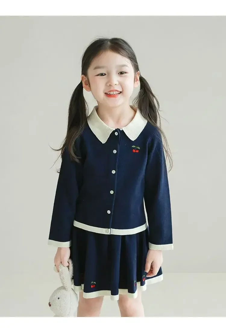 Kids Sweater Fall/Winter KS Girls College Style Knitted Sweater Cardigan Girls Knitted Short Skirt Shorts
Kids Sweater Fall/Winter KS Girls College Style Knitted Sweater Cardigan Girls Knitted Short Skirt Shorts