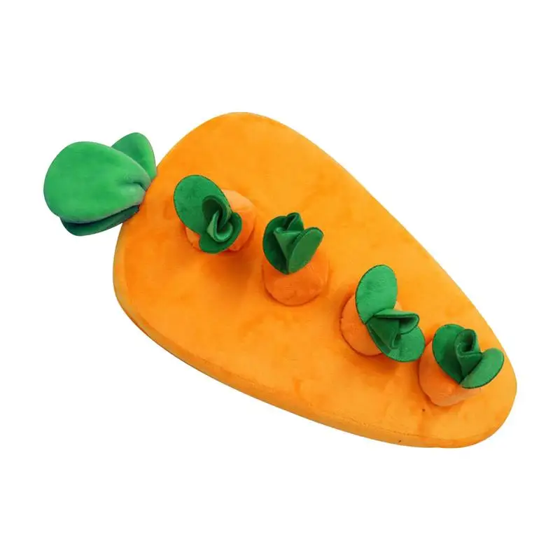 Dog Carrot Toy Interactive Dog Plush Puzzle Toys Non-Slip Smell Treats Slow Eating Game For Foraging Skills Training
Dog Carrot Toy Interactive Dog Plush Puzzle Toys Non-Slip Smell Treats Slow Eating Game For Foraging Skills Training