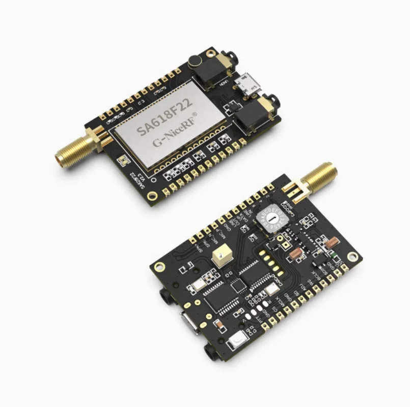 Transmission distance 1km, SA628F22 Full Duplex Wireless Audio Voice UHF | VHF Relay Transmission Interphone Module
Transmission distance 1km, SA628F22 Full Duplex Wireless Audio Voice UHF | VHF Relay Transmission Interphone Module