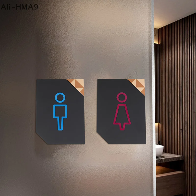 Bathroom Instruction Sign Restroom Signage WC Wall Sticker Hotel Restaurant Public Shope Toilet Signage
Bathroom Instruction Sign Restroom Signage WC Wall Sticker Hotel Restaurant Public Shope Toilet Signage