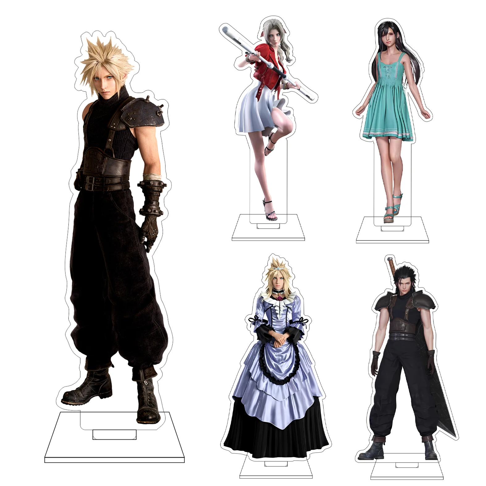 16CM Anime Fantasy Cosplay Acrylic Figure Stand Plate Noctis Lucis Caelum Zack·Fair Sephiroth Cloud Strife Ornaments Gifts
16CM Anime Fantasy Cosplay Acrylic Figure Stand Plate Noctis Lucis Caelum Zack·Fair Sephiroth Cloud Strife Ornaments Gifts