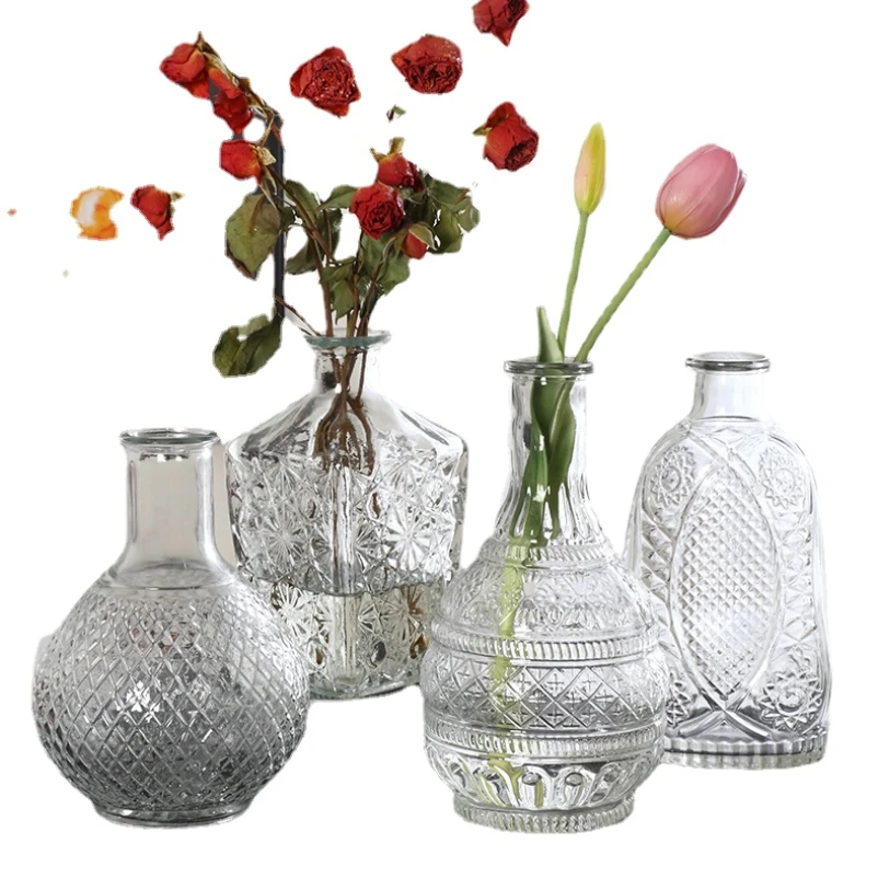 Transparent Glass Jar Hydroponic Plant Container Flower Cultivation Small Vase Dried Flower Arrangement Living Room Decorative
Transparent Glass Jar Hydroponic Plant Container Flower Cultivation Small Vase Dried Flower Arrangement Living Room Decorative