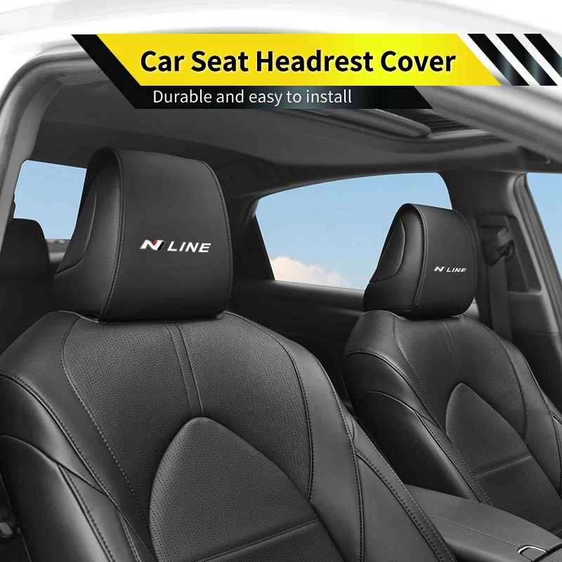 Leather Car Seat Headrest Cover Protective Cover Accessories For Hyundai N Line Performance I30 I40 Sonata Elantra Veloster Kona
Leather Car Seat Headrest Cover Protective Cover Accessories For Hyundai N Line Performance I30 I40 Sonata Elantra Veloster Kona