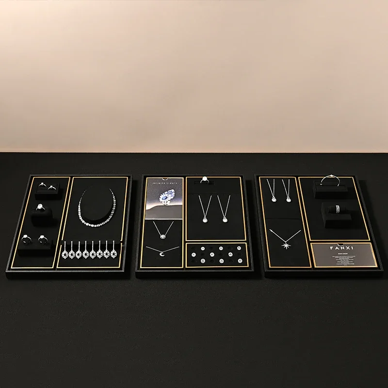 Light luxury jewelry display plate, ultra-fine metal ring, necklace pendant, high-end jewelry display props
Light luxury jewelry display plate, ultra-fine metal ring, necklace pendant, high-end jewelry display props