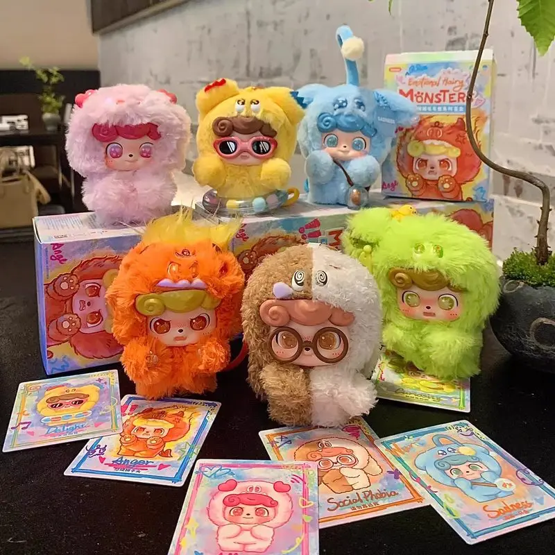 Jotoys Emotional Hairy Monster Plush Blind Box Cute Collectible Q Doll Bag Charm Pendant Design Charm Designer Toy Pendant Gift
Jotoys Emotional Hairy Monster Plush Blind Box Cute Collectible Q Doll Bag Charm Pendant Design Charm Designer Toy Pendant Gift