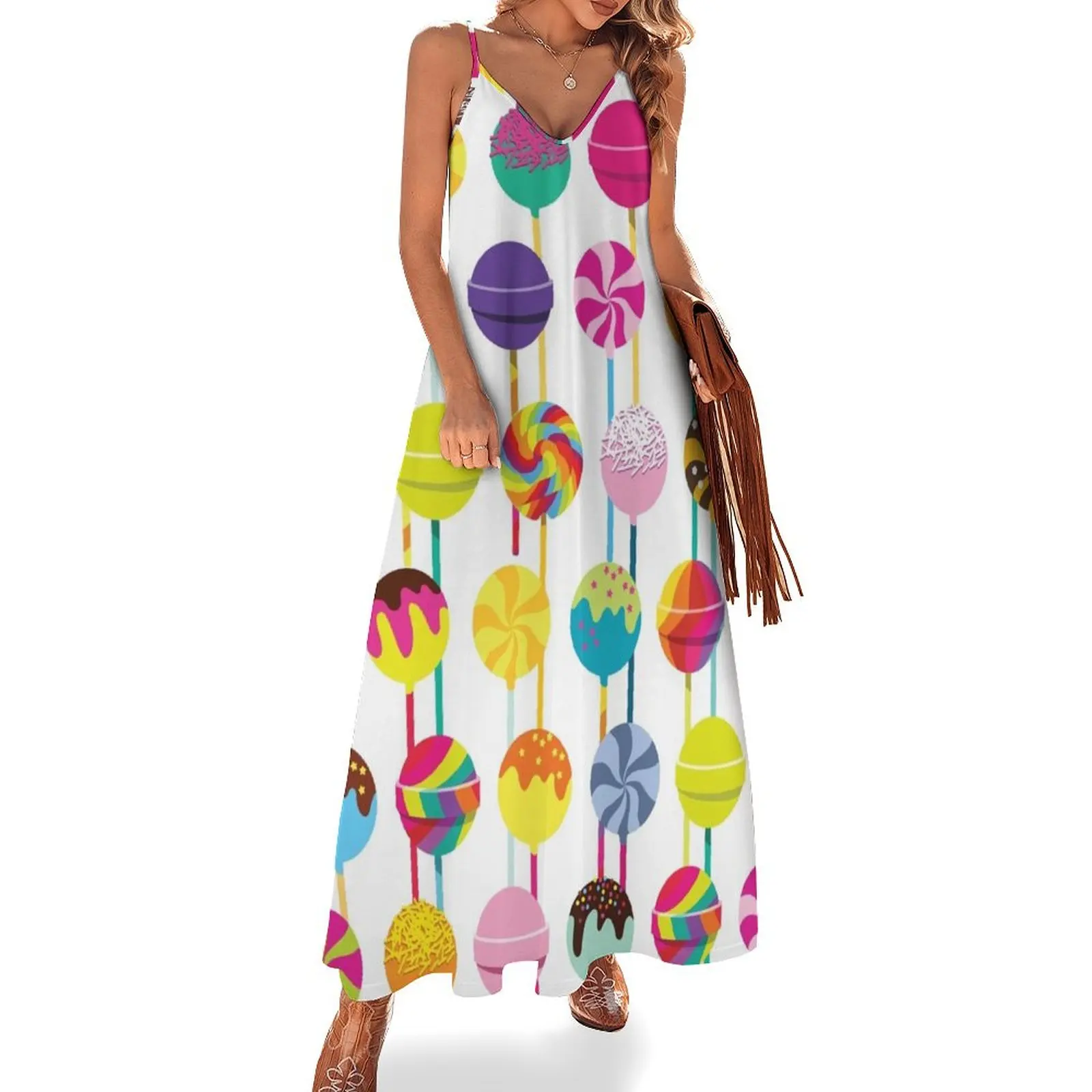 Lollipop 2. Sleeveless Long Dress Dress for girls women's clothing trend 2025 Dress
Lollipop 2. Sleeveless Long Dress Dress for girls women's clothing trend 2025 Dress