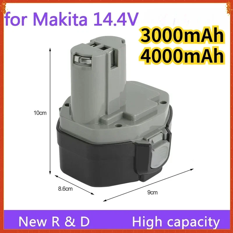 New for Makita 14.4V NI-Cd 3000/4000mAh Replacement Battery for Makita Battery 14.4V PA14 1420 1422 1433 1434 1435 1435F BL1040
New for Makita 14.4V NI-Cd 3000/4000mAh Replacement Battery for Makita Battery 14.4V PA14 1420 1422 1433 1434 1435 1435F BL1040