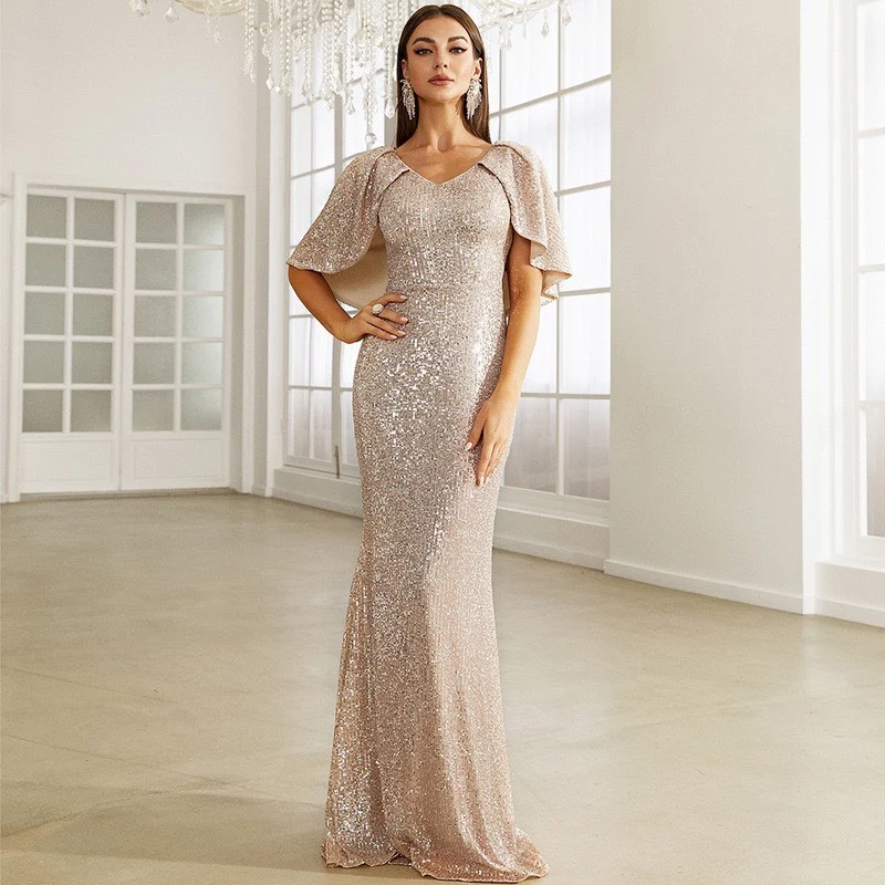 Shiny Sequin Maxi Dress Women's Evening Gown Party Bodycon Maid of Dress Sparkling Cocktail Dress Ladies' Skirt
Shiny Sequin Maxi Dress Women's Evening Gown Party Bodycon Maid of Dress Sparkling Cocktail Dress Ladies' Skirt