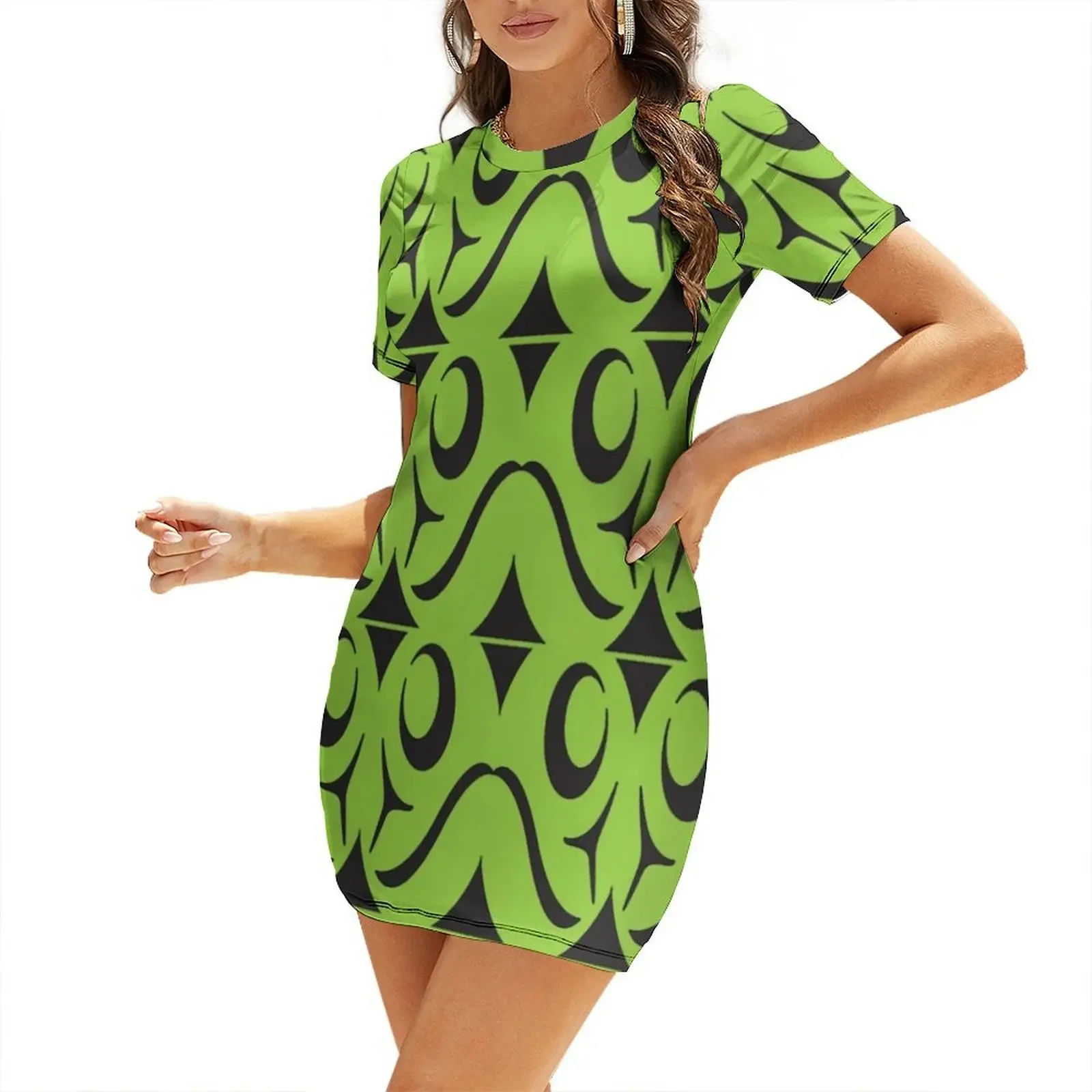 Abstract Frog Short-Sleeved Dress womans clothing summer clothes for women
Abstract Frog Short-Sleeved Dress womans clothing summer clothes for women
