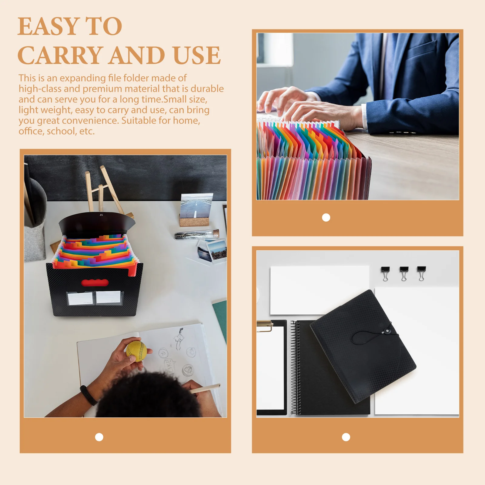 Accordion Organizer Document Holder Receipt For A4 Paper Business Cards Vouchers Portable Office Storage Folder Filing
Accordion Organizer Document Holder Receipt For A4 Paper Business Cards Vouchers Portable Office Storage Folder Filing