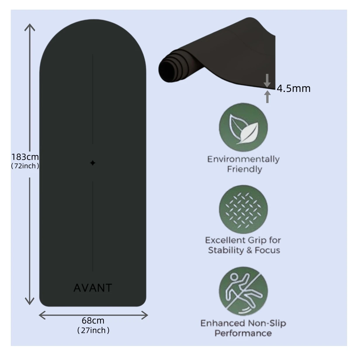 High Quality Eco-Friendly Custom Printed Non-Slip Durable Wavy Curve PU Natural Rubber Yoga Mat
High Quality Eco-Friendly Custom Printed Non-Slip Durable Wavy Curve PU Natural Rubber Yoga Mat