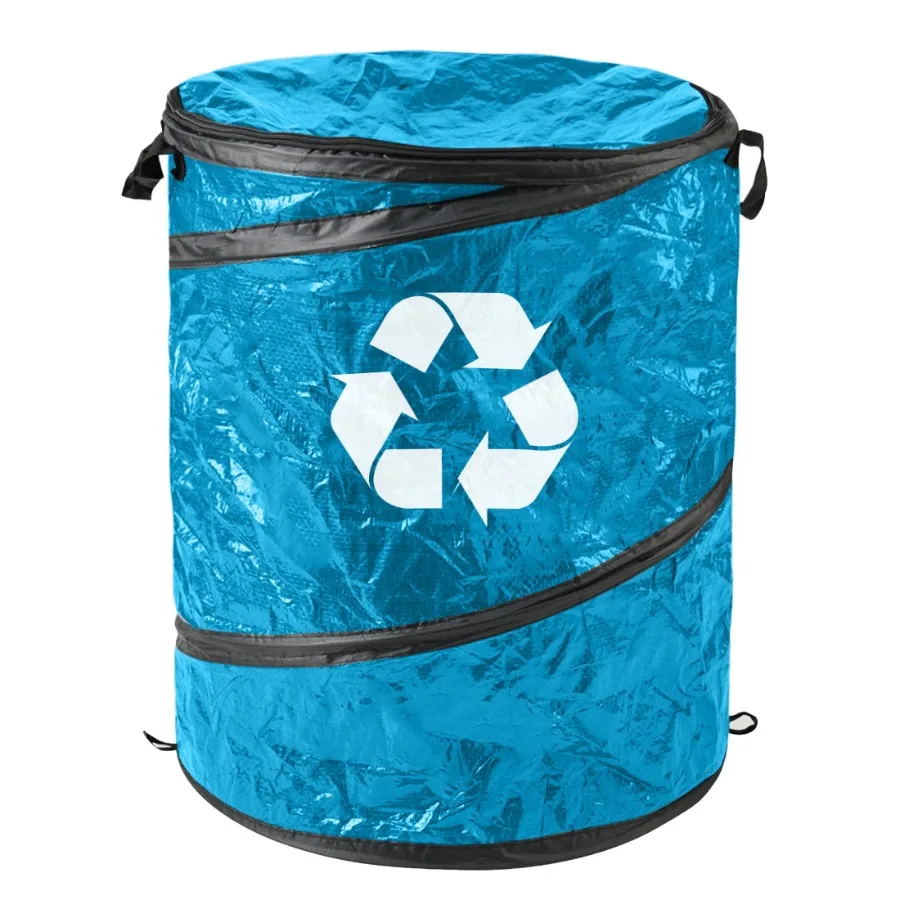 44-Gallon Pop Up Trash Can with Zippered Lid for Camping or Parties
44-Gallon Pop Up Trash Can with Zippered Lid for Camping or Parties
