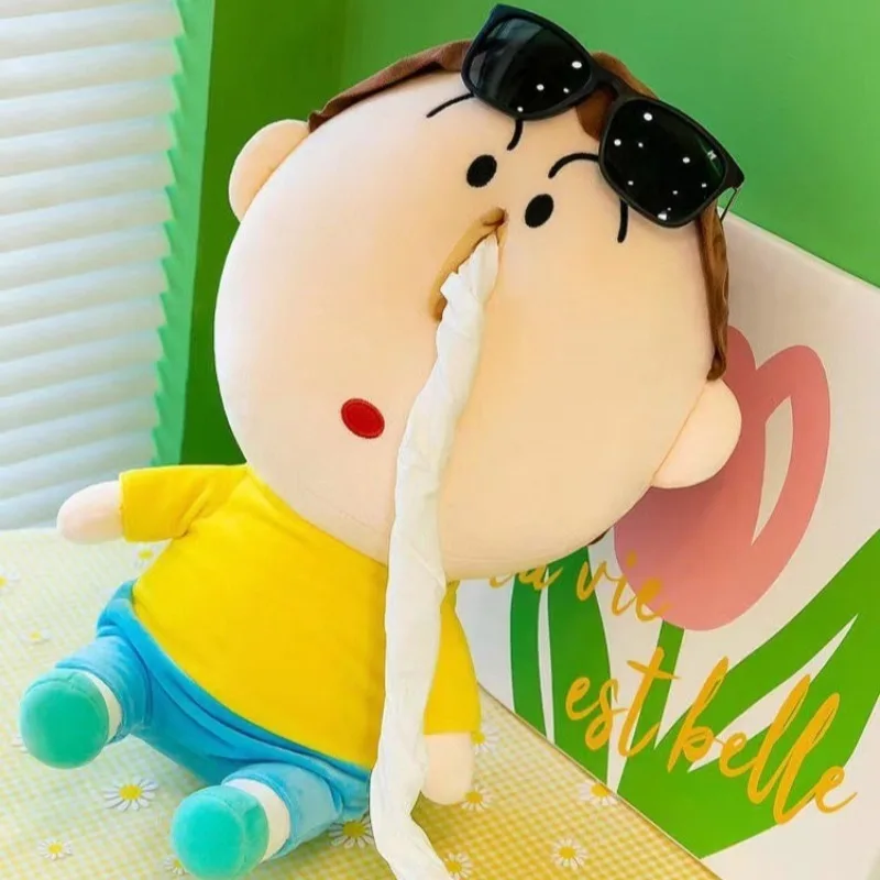 46CM Cute Shinchan Series Tissue Box Plush Toy Kawaii Cartoon Character Creative Stuffed Toy Wacky Tissue Box Household Goods
46CM Cute Shinchan Series Tissue Box Plush Toy Kawaii Cartoon Character Creative Stuffed Toy Wacky Tissue Box Household Goods