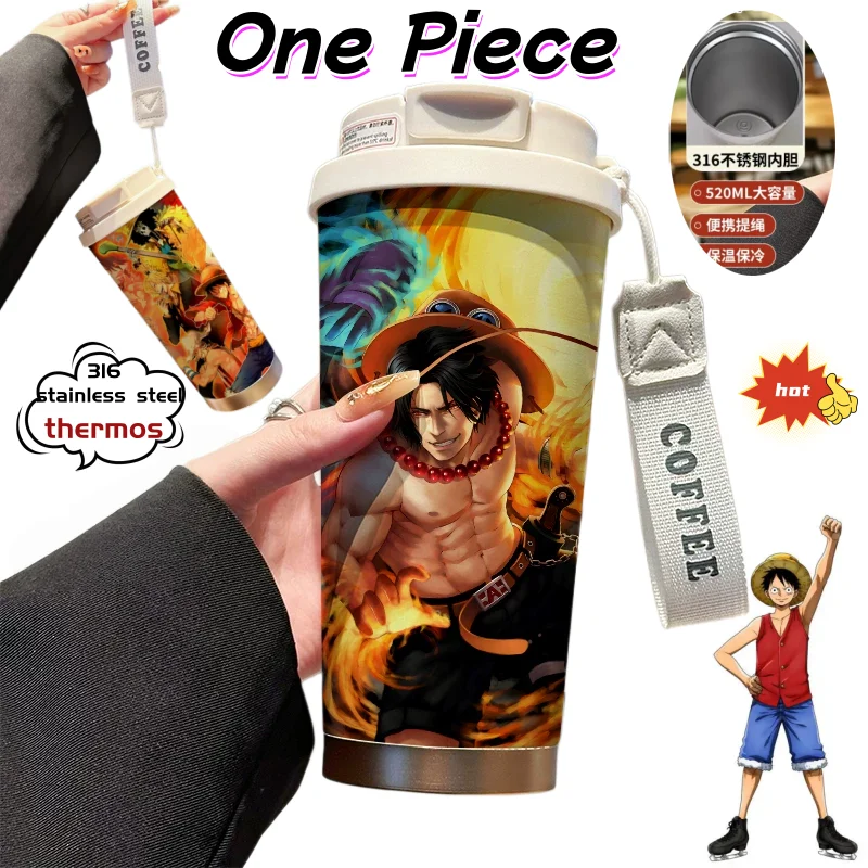 One Piece Insulated Mug Cute Fashionable Cartoon Simple Unisex Student Food-Grade Water Cup Gift for Friends' Birthdays
One Piece Insulated Mug Cute Fashionable Cartoon Simple Unisex Student Food-Grade Water Cup Gift for Friends' Birthdays