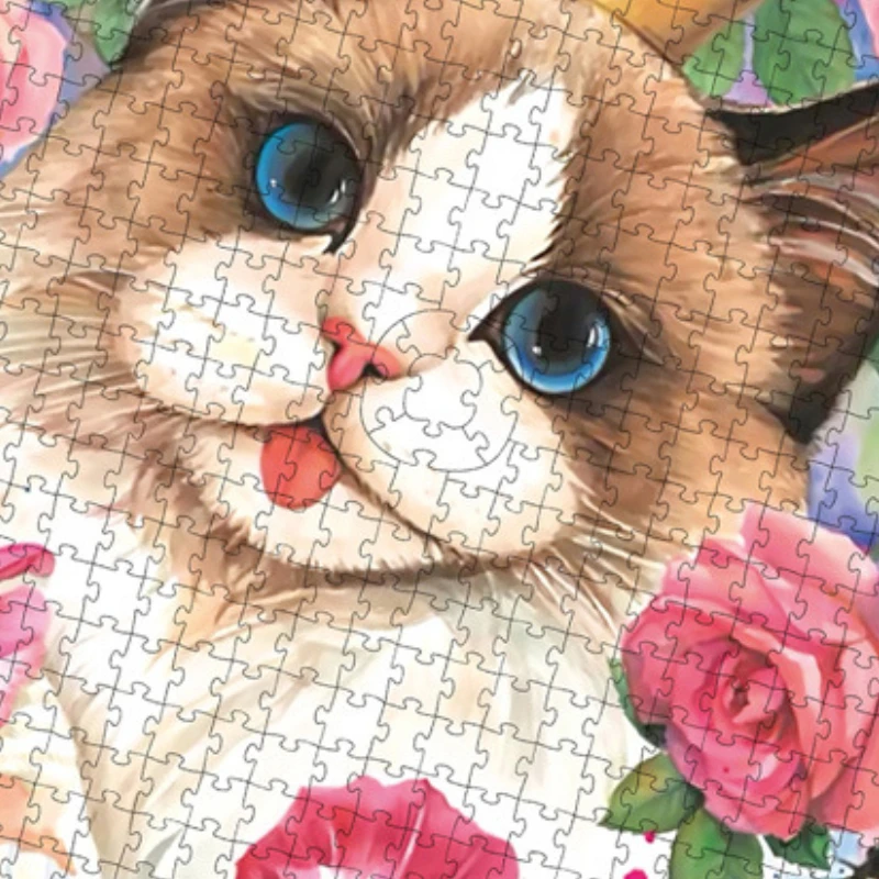 High Quality 57*57cm Paper 500pcs Shaped Jigsaw Puzzles Ragdoll Cute Animals Painting Stress Reducing Toys Christmas Gifts
High Quality 57*57cm Paper 500pcs Shaped Jigsaw Puzzles Ragdoll Cute Animals Painting Stress Reducing Toys Christmas Gifts