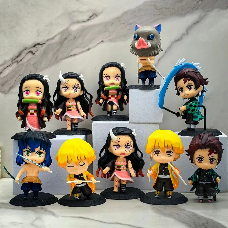 10cm 10pcs/set Anime Demons Slayers Kamado Nezuko Kamado Tanjuurou Battle Version Action Figure Collectible Model Toys Doll Gift
10cm 10pcs/set Anime Demons Slayers Kamado Nezuko Kamado Tanjuurou Battle Version Action Figure Collectible Model Toys Doll Gift