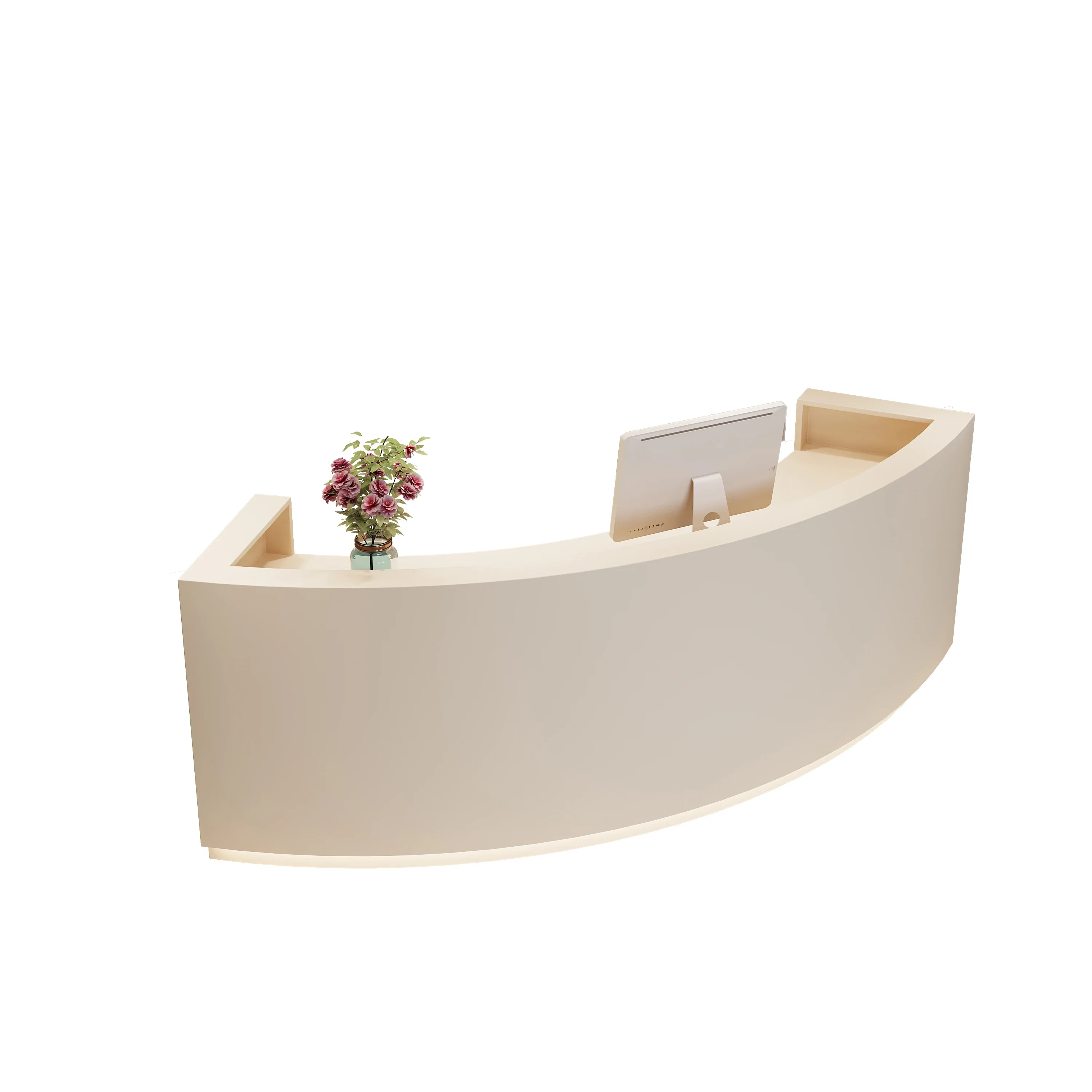 # Горячая для современной приемной, круглая стойка регистрации, деревянная лакированная и настраиваемая стойка регистрации
# Горячая для современной приемной, круглая стойка регистрации, деревянная лакированная и настраиваемая стойка регистрации