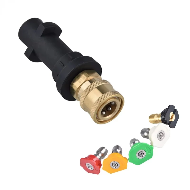Specially Used as Accessories For KARCHER High-pressure Water Gun K2K7 Quick Adapter Car Washing Nozzle Five Color Foam Pot 
Specially Used as Accessories For KARCHER High-pressure Water Gun K2K7 Quick Adapter Car Washing Nozzle Five Color Foam Pot