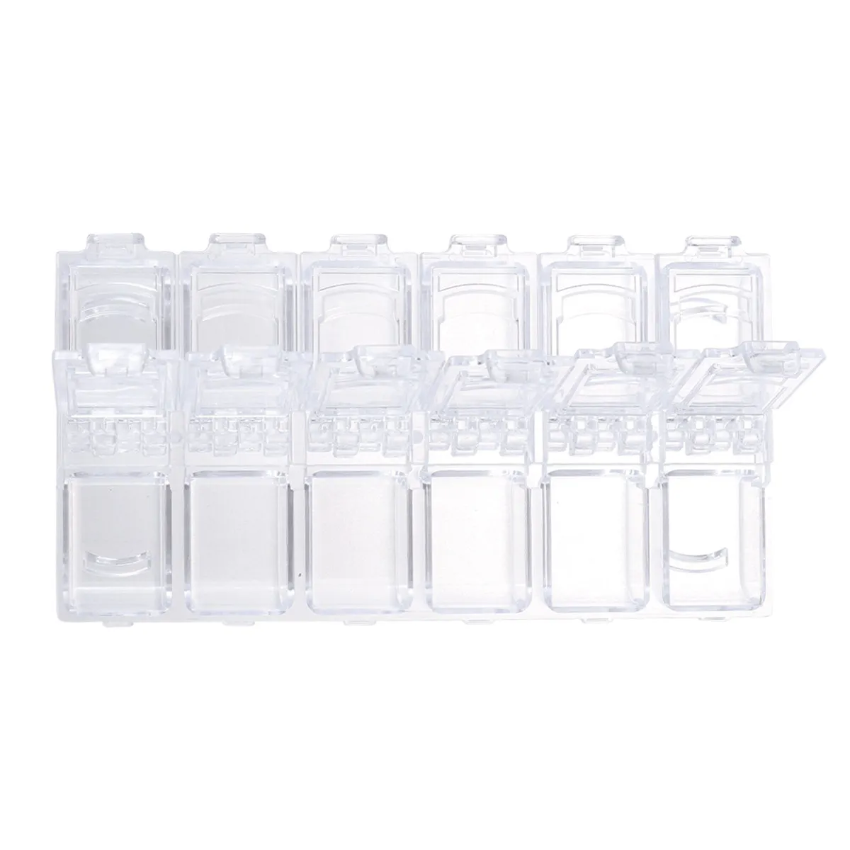 12 Grids Nail Art Storage Container Clear Portable Organizer for Rhinestones Beads False Eyelashes Medicine Capsules Pill
12 Grids Nail Art Storage Container Clear Portable Organizer for Rhinestones Beads False Eyelashes Medicine Capsules Pill