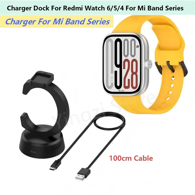 Charging Dock Stand for Xiaomi Mi Band 10Pro 9 8 Holder SmartWatch Charging Cable for Redmi Watch6 5 4 Magnetic Charger Adapter
Charging Dock Stand for Xiaomi Mi Band 10Pro 9 8 Holder SmartWatch Charging Cable for Redmi Watch6 5 4 Magnetic Charger Adapter