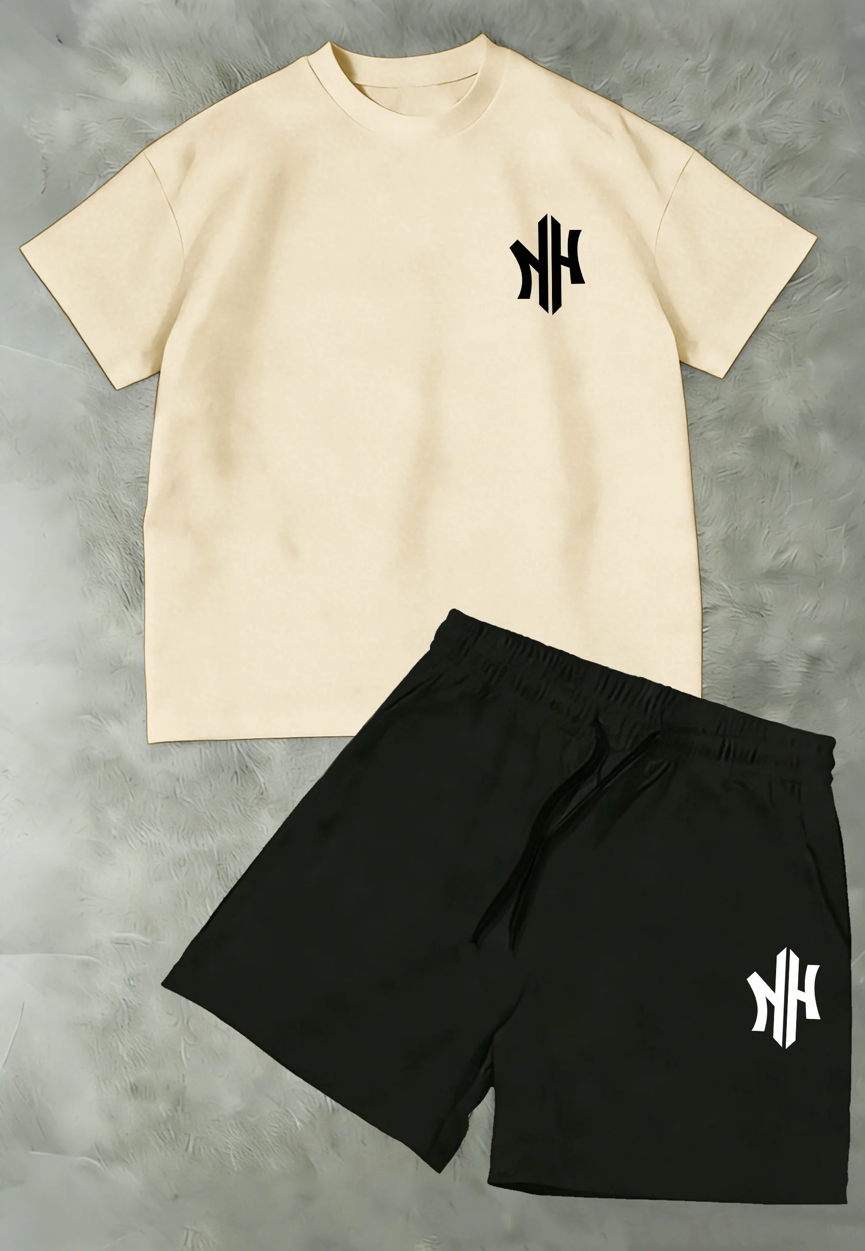 Unisex Football Vibe Casual Set, Simple Logo T-Shirt & Shorts for Street/Date
Unisex Football Vibe Casual Set, Simple Logo T-Shirt & Shorts for Street/Date