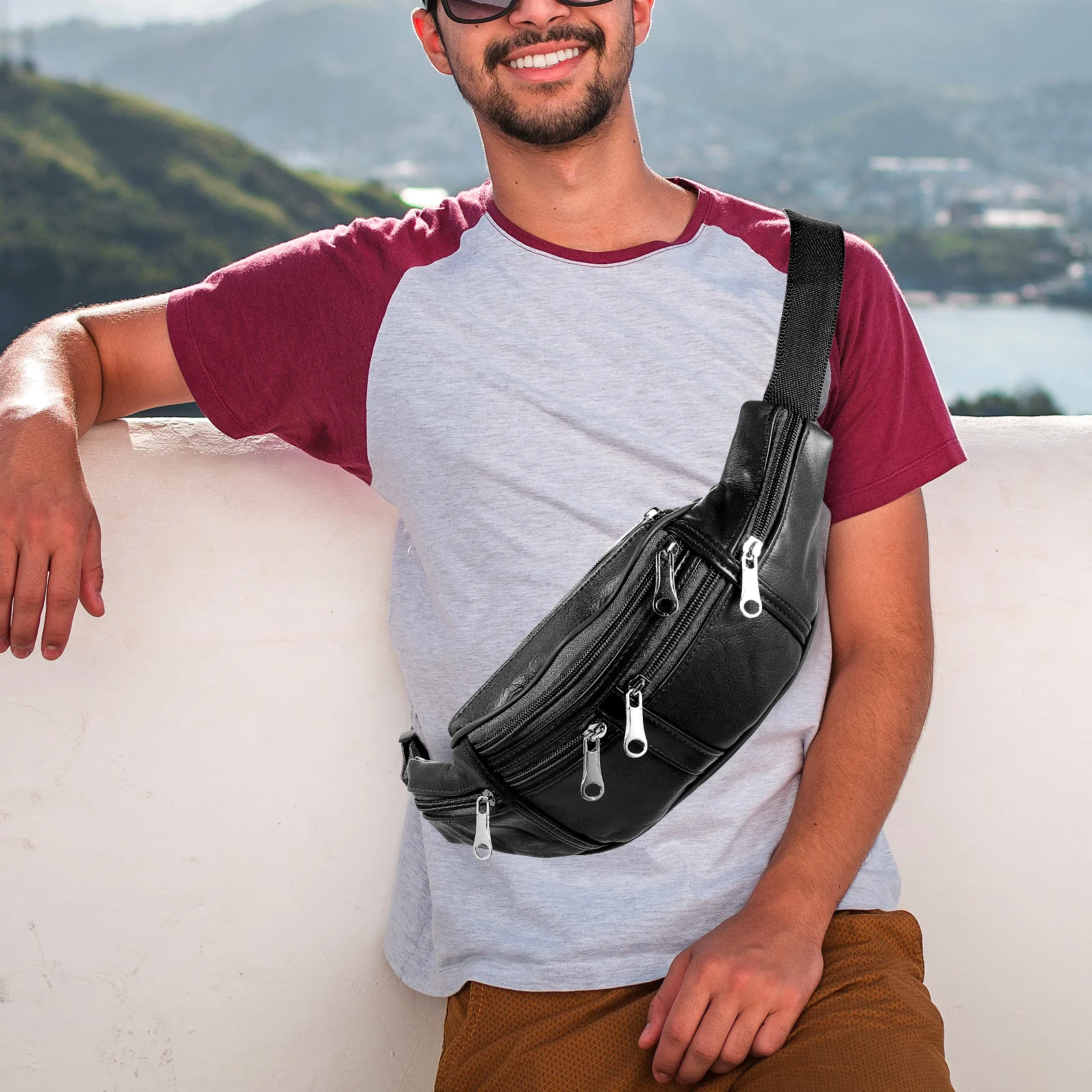 Waterproof Sling Bag For Men Sports Waist Bag Cell Phone Pocket Running Gym Outdoor Travel Fanny Pack Riding Workout Waist Pouch 
Waterproof Sling Bag For Men Sports Waist Bag Cell Phone Pocket Running Gym Outdoor Travel Fanny Pack Riding Workout Waist Pouch