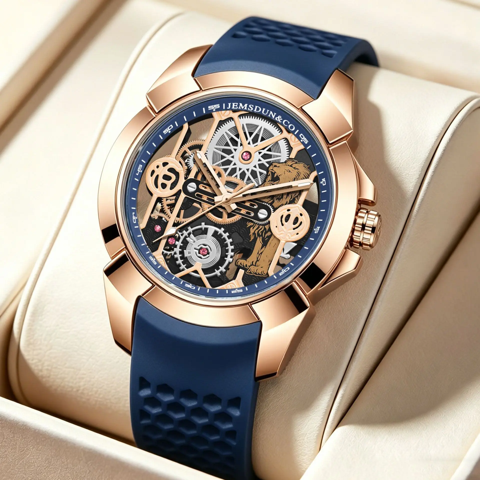 New Trendy Men's Fashion Watch, Exquisite Design, Stylish and Fashionable, with a Hollow Back Cover, High-End Fashion Sports Watch, Suitable for Everyday Wear Suitable for Men
New Trendy Men's Fashion Watch, Exquisite Design, Stylish and Fashionable, with a Hollow Back Cover, High-End Fashion Sports Watch, Suitable for Everyday Wear Suitable for Men