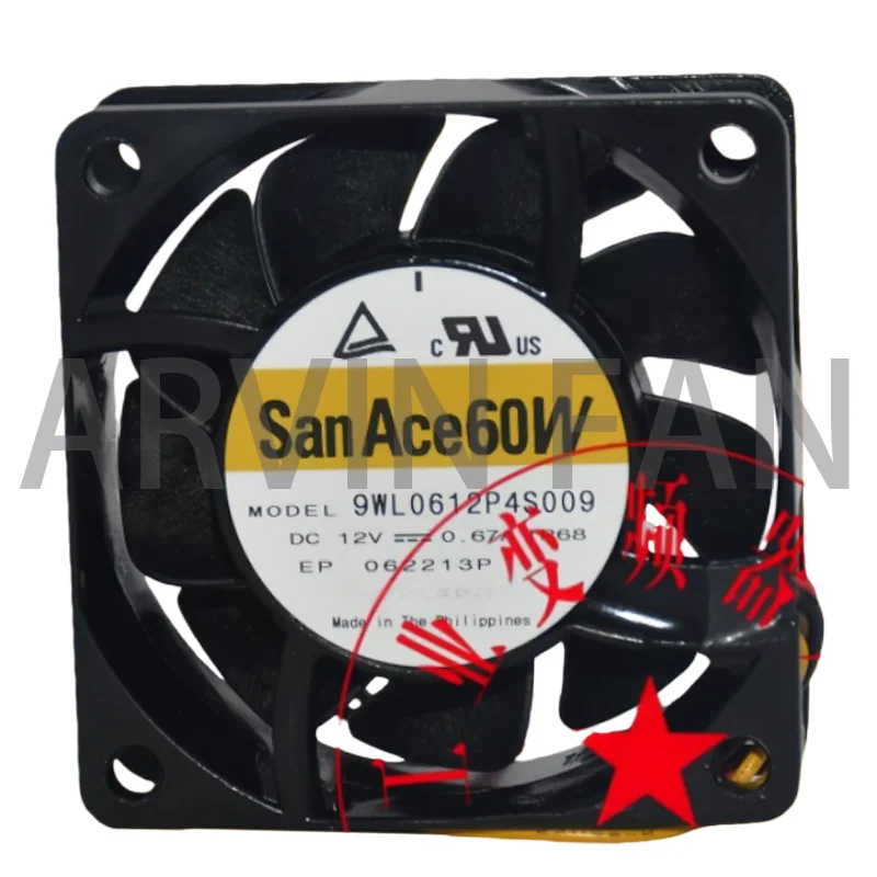 Совершенно новый охлаждающий вентилятор 9WL0612P4S009 6025, 12 В постоянного тока, 0,67 А, водонепроницаемый IP68
Совершенно новый охлаждающий вентилятор 9WL0612P4S009 6025, 12 В постоянного тока, 0,67 А, водонепроницаемый IP68