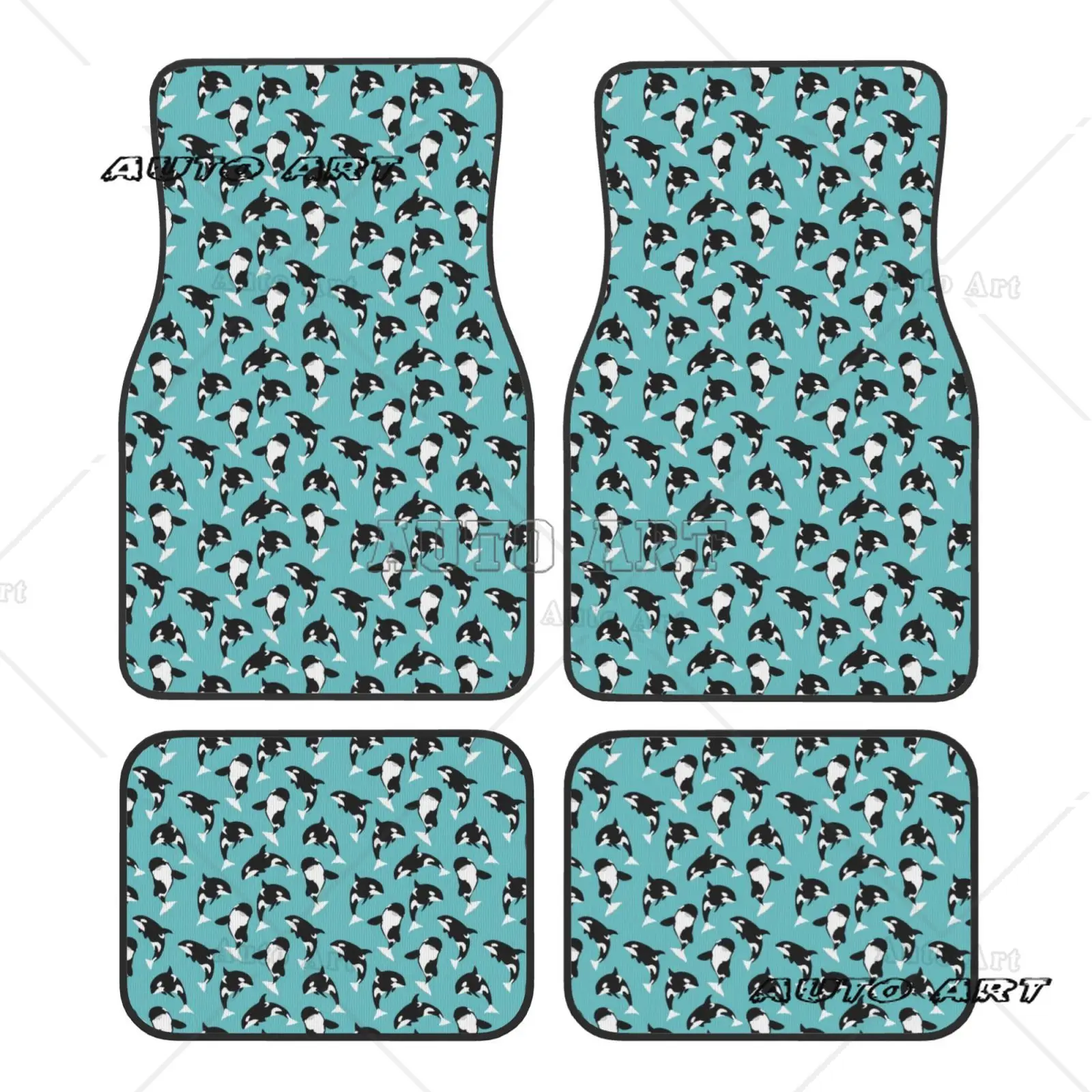 Автомобильные коврики с принтом угрозыщного косатого кита, водонепроницаемые, комплект из 4 штук с противоскользящей основой, подходят для внедорожников и грузовиков
Автомобильные коврики с принтом угрозыщного косатого кита, водонепроницаемые, комплект из 4 штук с противоскользящей основой, подходят для внедорожников и грузовиков