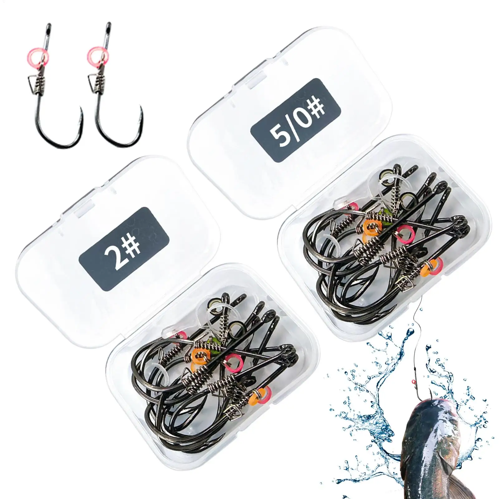 10Pcs Erosion Resistant Metal Shrimp Hooks Strong Fishing Tackle Set for Carp Bass Salt Fresh Water Lake River Pond Boat Shore
10Pcs Erosion Resistant Metal Shrimp Hooks Strong Fishing Tackle Set for Carp Bass Salt Fresh Water Lake River Pond Boat Shore