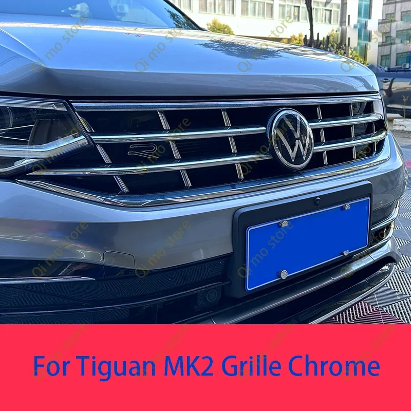 For VW Tiguan MK2 Chrome Front Grille 2021 2022 2023 2024 Tiguan Grill Chrome Plated Decorative Strip Car styling Accessory
For VW Tiguan MK2 Chrome Front Grille 2021 2022 2023 2024 Tiguan Grill Chrome Plated Decorative Strip Car styling Accessory